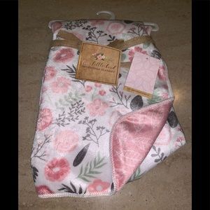 NWT Reversible 30”x40” Plush Baby Blanket